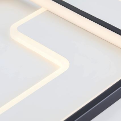 Brilliant - LED Димируем плафон BARDEN LED/57W/230V 3000-6800K 60x90 см бял + дистанционно управление