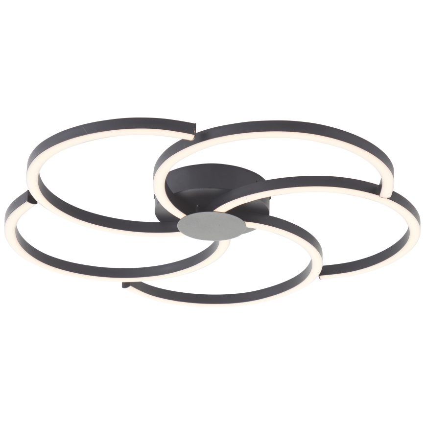 Brilliant - LED Димируем плафон FICO LED/32W/230V Ø 57 см черен