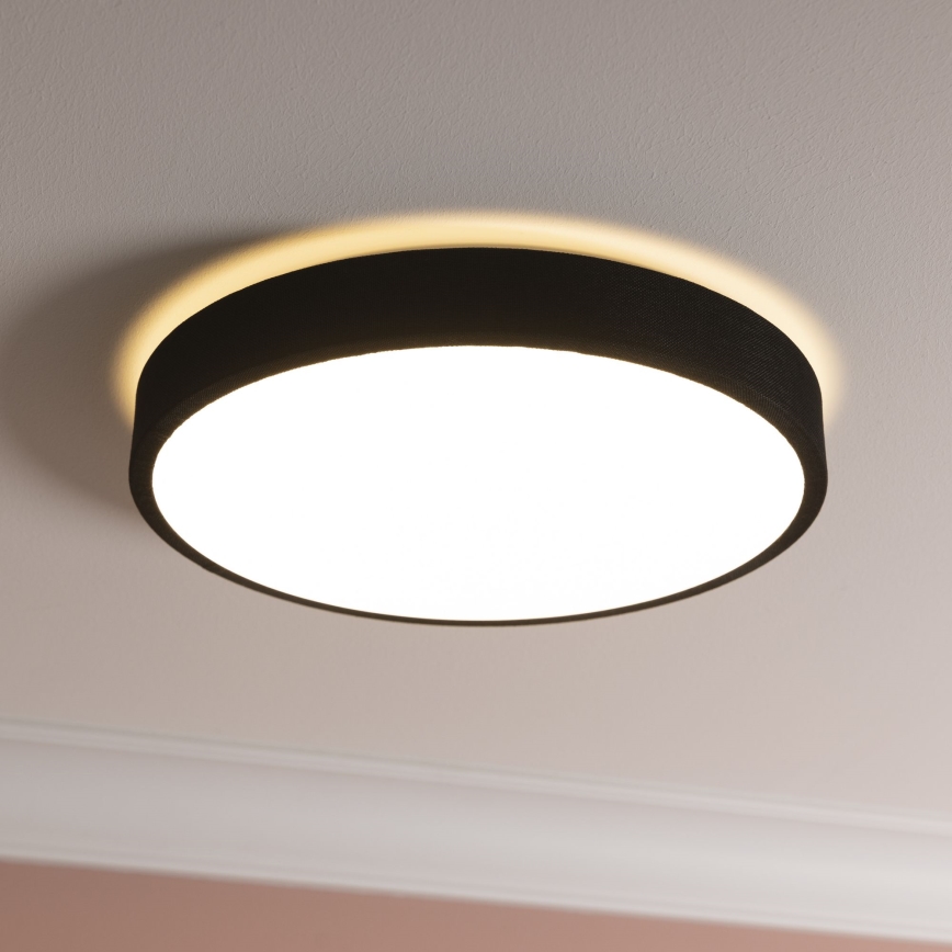 Brilliant - LED Димируем плафон FILIZ LED/24W/230V Ø 38,5 см черен