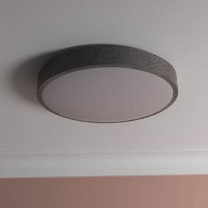 Brilliant - LED Димируем плафон FILIZ LED/24W/230V Ø 38,5 см сив