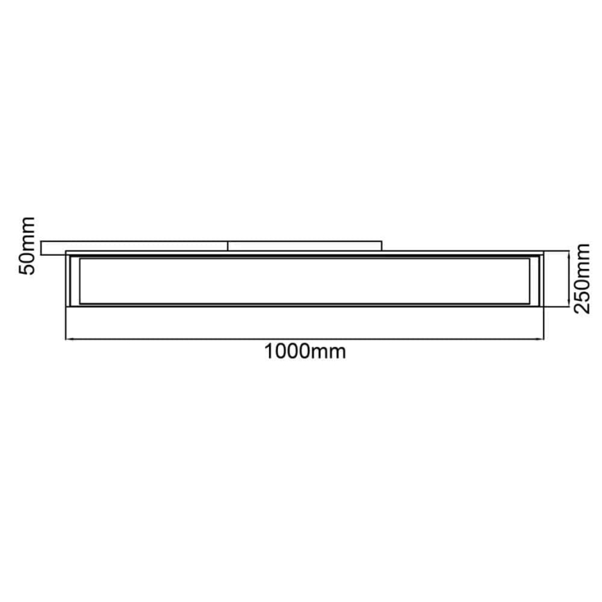 Brilliant - LED Димируем плафон FLAT LED/32W/230V 2700-6500K + дистанционно управление
