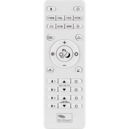 Brilliant - LED Димируем плафон LAURICE LED/24W/230V 2700-6500K + дистанционно управление