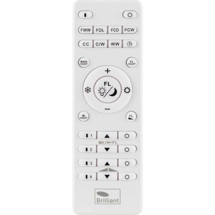 Brilliant - LED Димируем плафон LAURICE LED/24W/230V 2700-6500K + дистанционно управление