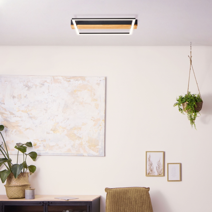 Brilliant - LED Димируем плафон LONEOS LED/24W/230V 3000K 45x40 см - FSC сертифицирано
