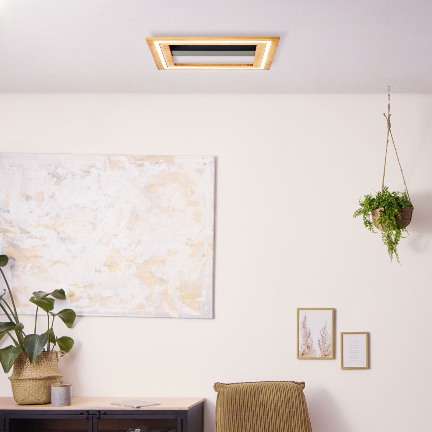 Brilliant - LED Димируем плафон RHEA LED/24W/230V 3000K 45x45 см - FSC сертифицирано