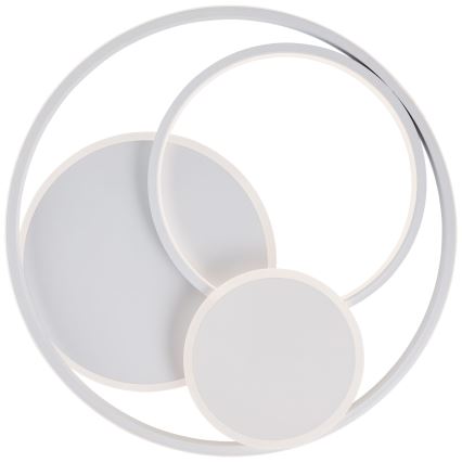 Brilliant - LED Димируем плафон RUNDA LED/50W/230V 3000-6500K бял + дистанционно управление