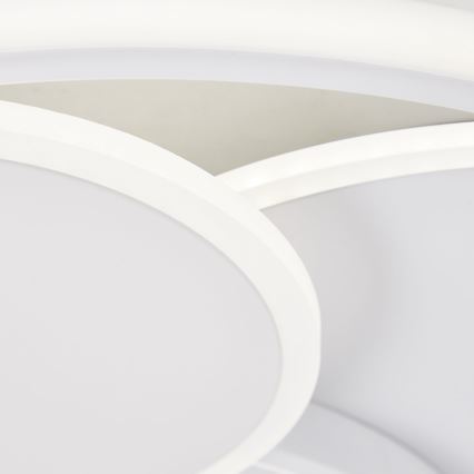 Brilliant - LED Димируем плафон RUNDA LED/50W/230V 3000-6500K бял + дистанционно управление