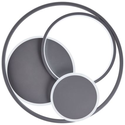 Brilliant - LED Димируем плафон RUNDA LED/50W/230V 3000-6500K черен + дистанционно управление