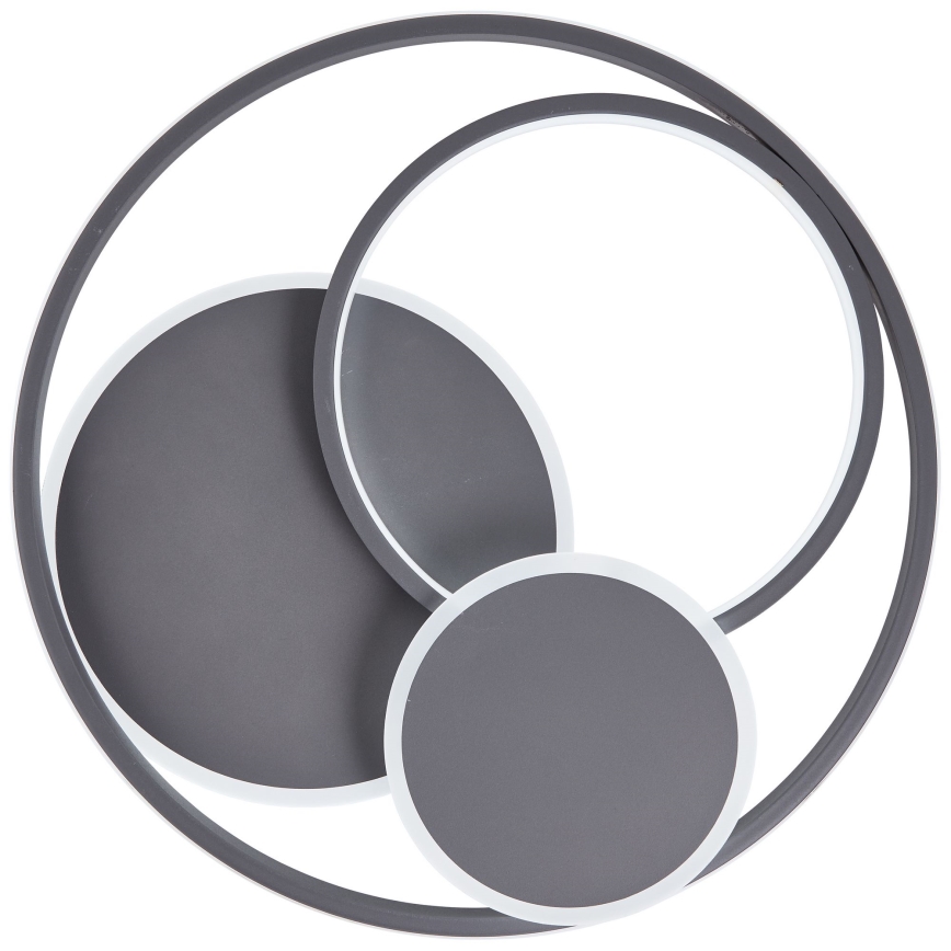 Brilliant - LED Димируем плафон RUNDA LED/50W/230V 3000-6500K черен + дистанционно управление