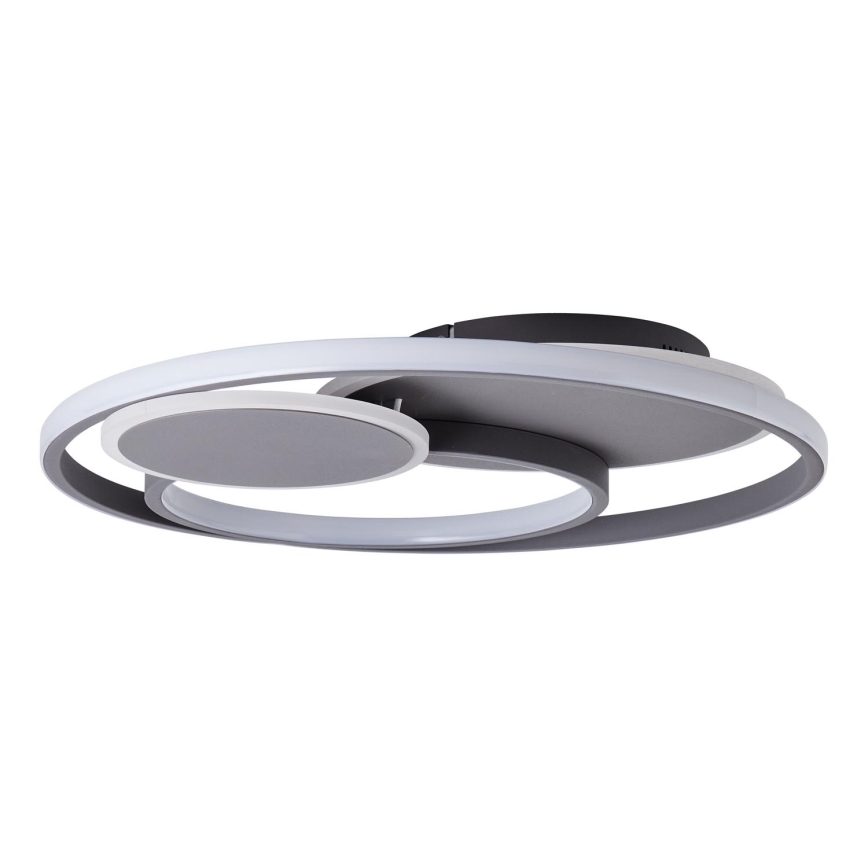 Brilliant - LED Димируем плафон RUNDA LED/50W/230V 3000-6500K черен + дистанционно управление