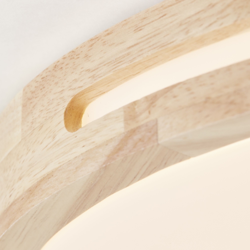 Brilliant - LED Димируем плафон WOODBURY LED/24W/230V Ø 39 см каучуков фикус - FSC сертифицирано