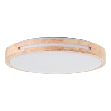 Brilliant - LED Димируем плафон WOODBURY LED/24W/230V Ø 39 см каучуков фикус - FSC сертифицирано