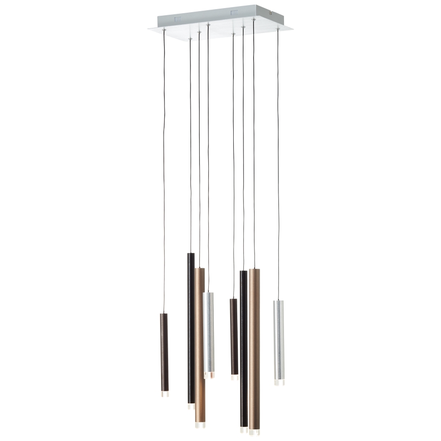 Brilliant - димируем LED полилей на кабел CEMBALO LED/32W/230V матов хром/черен/кафяв