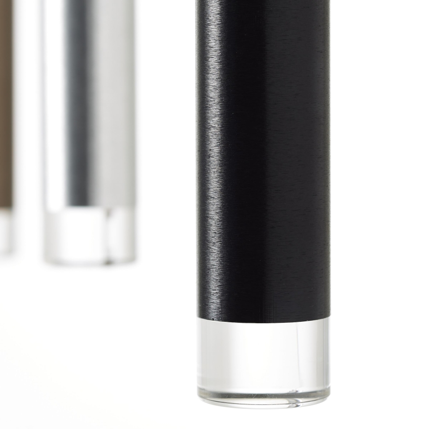 Brilliant - димируем LED полилей на кабел CEMBALO LED/32W/230V матов хром/черен/кафяв