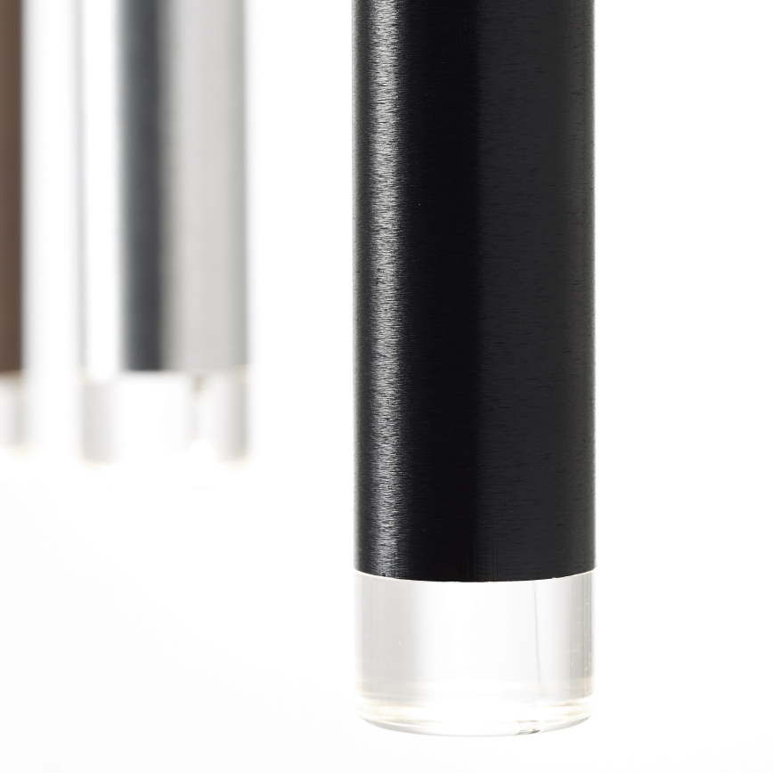 Brilliant - димируем LED полилей на кабел CEMBALO LED/32W/230V матов хром/черен/кафяв