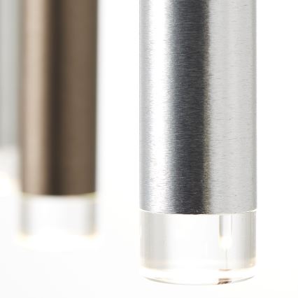 Brilliant - димируем LED полилей на кабел CEMBALO LED/32W/230V матов хром/черен/кафяв