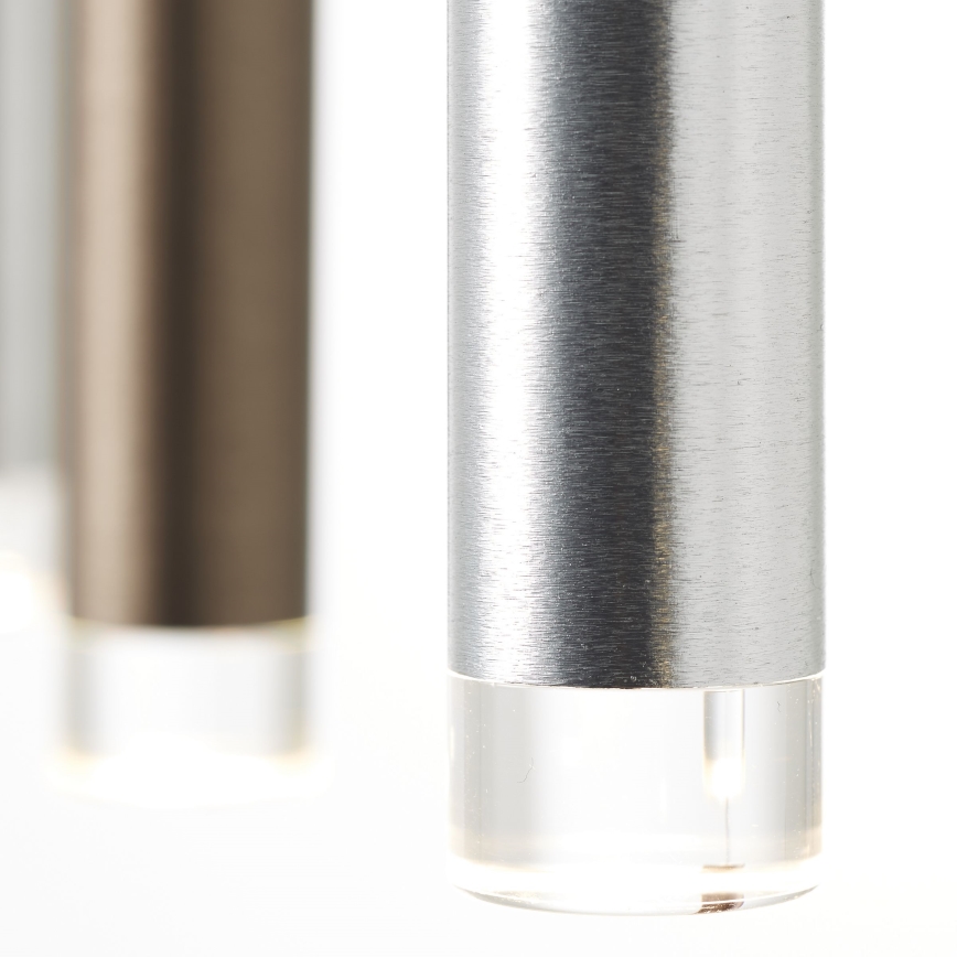 Brilliant - димируем LED полилей на кабел CEMBALO LED/32W/230V матов хром/черен/кафяв