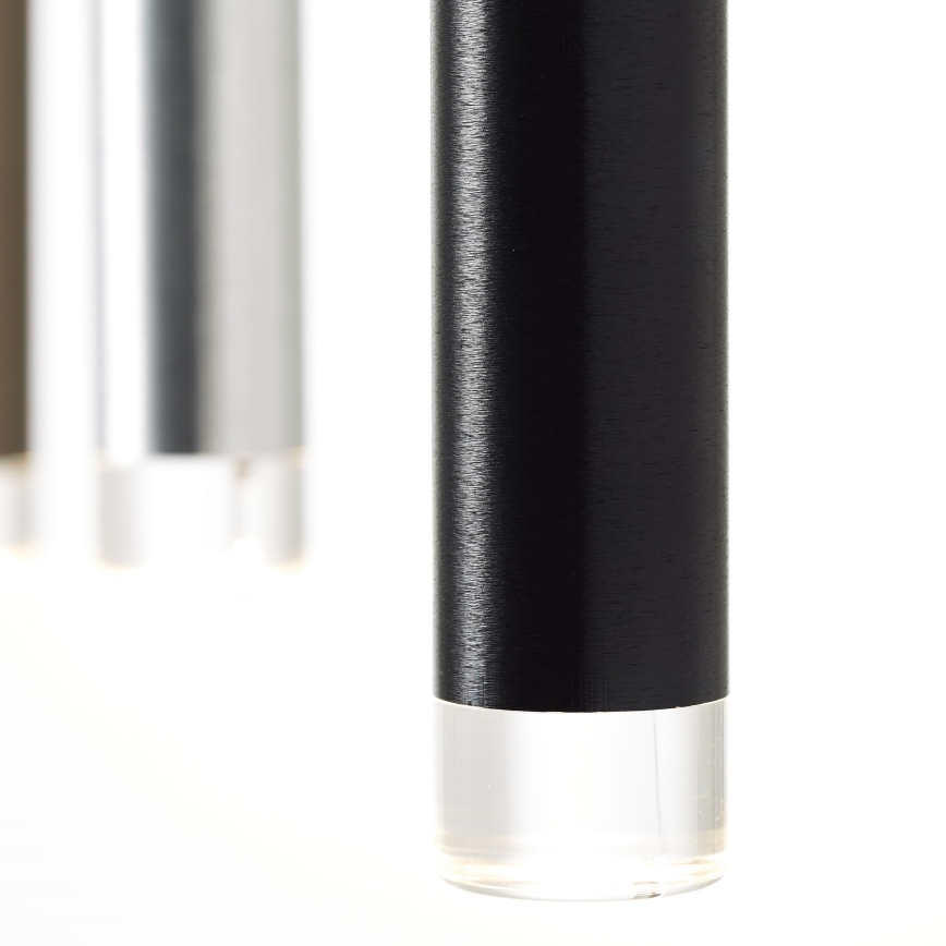 Brilliant - димируема LED люстра на кабел CEMBALO LED/60W/230V матов хром/черен/кафяв