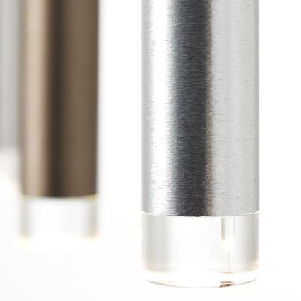 Brilliant - димируема LED люстра на кабел CEMBALO LED/60W/230V матов хром/черен/кафяв