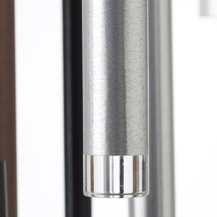 Brilliant - LED димируем полилей на кабел CEMBALO LED/70W/230V матов хром/черен/кафяв