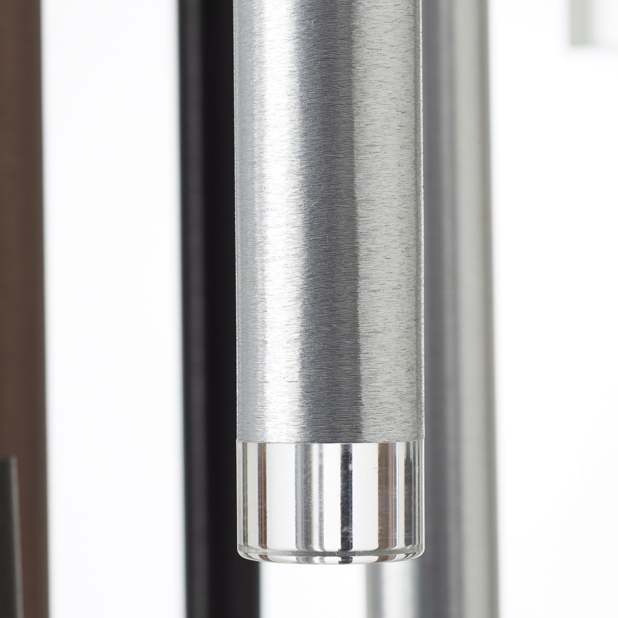 Brilliant - LED димируем полилей на кабел CEMBALO LED/70W/230V матов хром/черен/кафяв