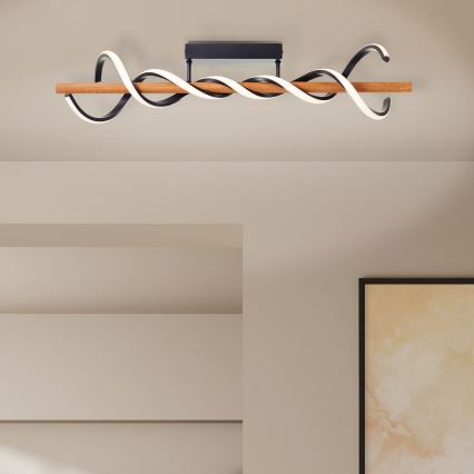 Brilliant - LED Димируем полилей за повърхностен монтаж AMALIA LED/38W/230V бор - FSC сертифицирано