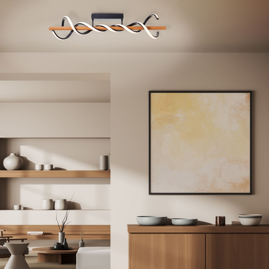 Brilliant - LED Димируем полилей за повърхностен монтаж AMALIA LED/38W/230V бор