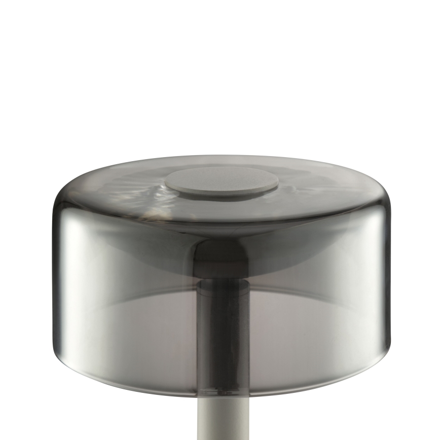 Brilliant - LED димируема презареждаема сензорна външна настолна лампа RAZOR LED/2,5W/5V 2700K 2600 mAh IP44 сива