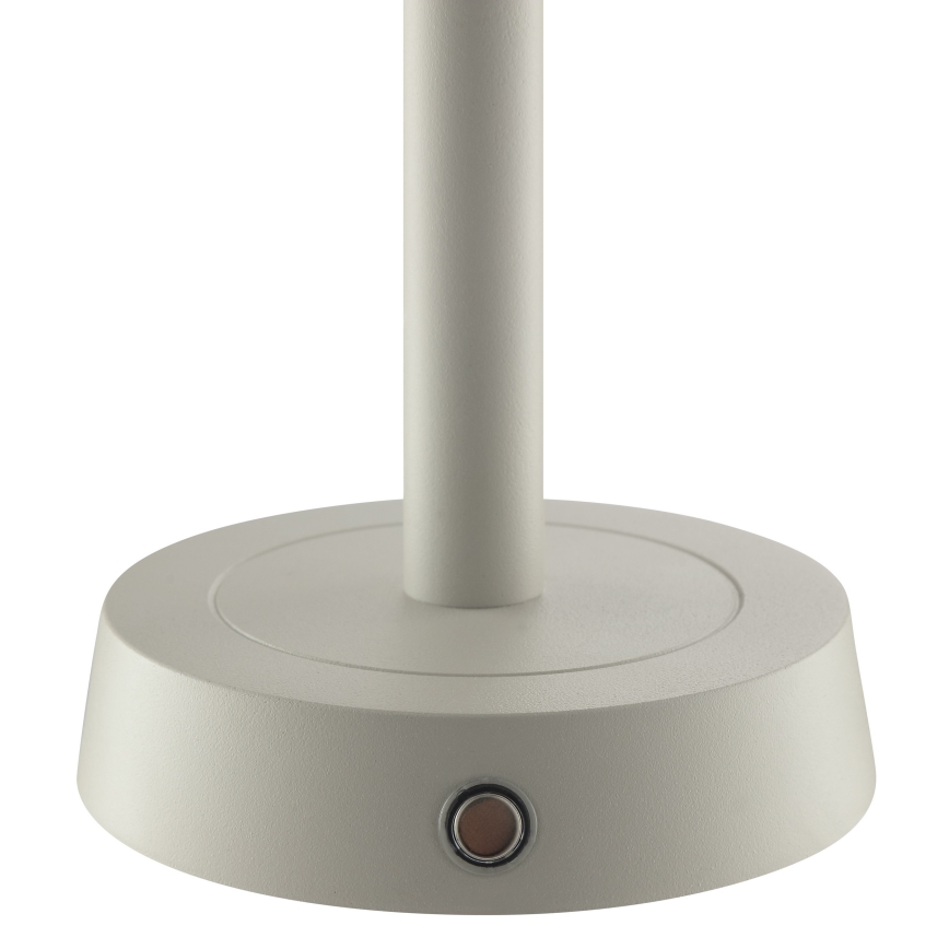 Brilliant - LED димируема презареждаема сензорна външна настолна лампа RAZOR LED/2,5W/5V 2700K 2600 mAh IP44 сива