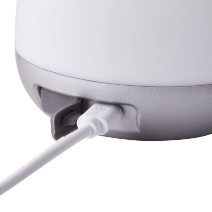 Brilliant - LED Димируема екстериорна настолна лампа GEMMA LED/1,9W/5V IP44 бял