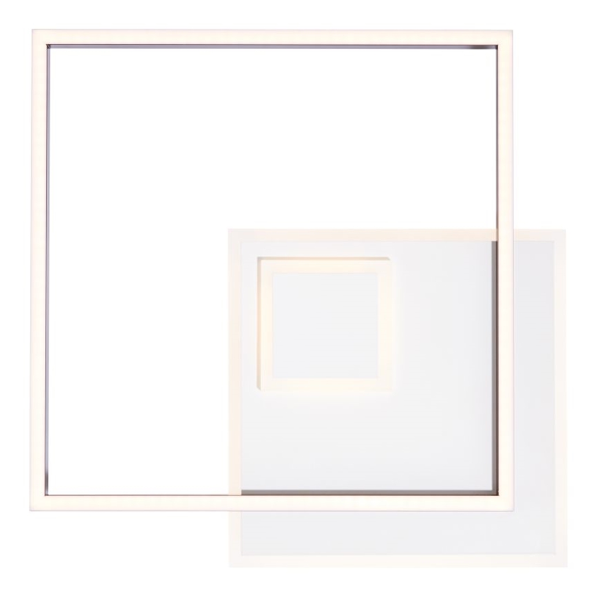 Brilliant - LED Димируем плафон IORGO LED/40W/230V 3000K 43,5x43,5 cm бял/черен