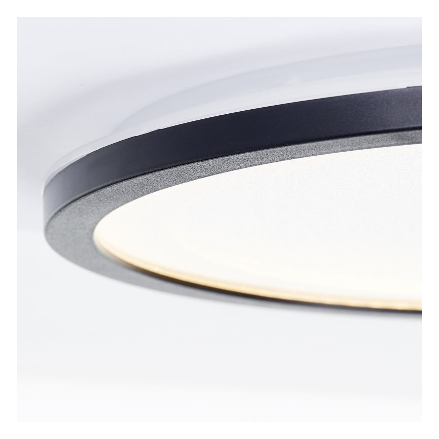 Brilliant - LED Димируем плафон MOSAKO LED/20W/230V 2700K Ø 29,5 см черен