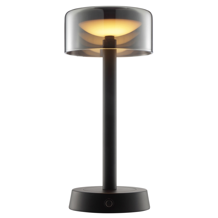 Brilliant - LED димируема презареждаема сензорна външна настолна лампа RAZOR LED/2,5W/5V 2700K 2600 mAh IP44 черна