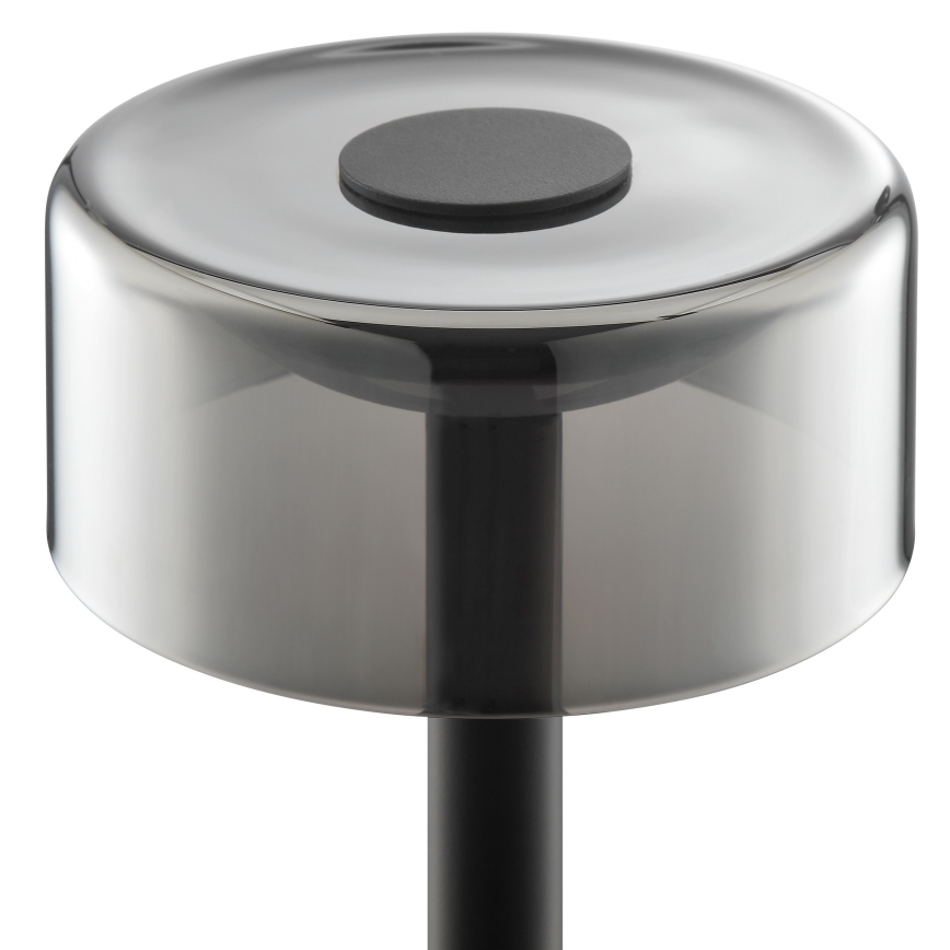 Brilliant - LED димируема презареждаема сензорна външна настолна лампа RAZOR LED/2,5W/5V 2700K 2600 mAh IP44 черна