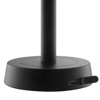 Brilliant - LED димируема презареждаема сензорна външна настолна лампа RAZOR LED/2,5W/5V 2700K 2600 mAh IP44 черна