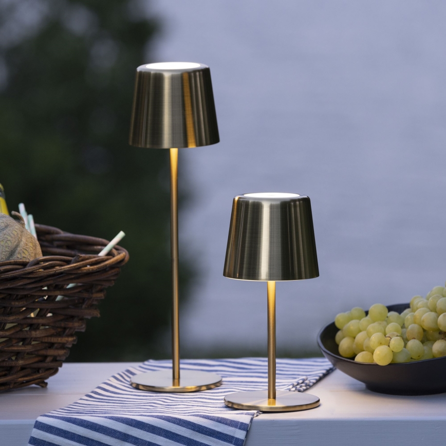 Brilliant - LED Димируема сензорна екстериорна лампа XAANA LED/4W/5V 3000/4000/6500K IP44 златист