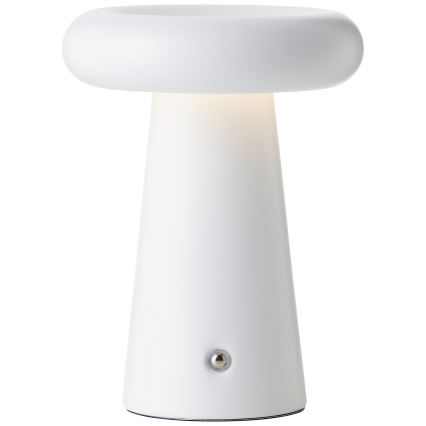 Brilliant - LED Димируема сензорна екстериорна настолна лампа MUFFIN LED/3W/5V USB IP44 бял