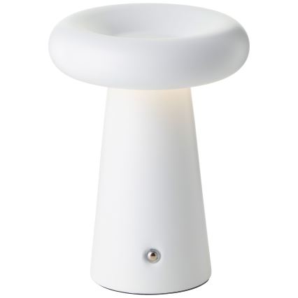 Brilliant - LED Димируема сензорна екстериорна настолна лампа MUFFIN LED/3W/5V USB IP44 бял