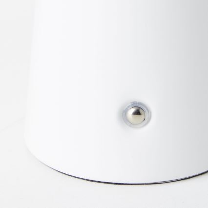 Brilliant - LED Димируема сензорна екстериорна настолна лампа MUFFIN LED/3W/5V USB IP44 бял