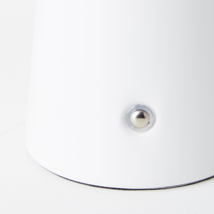 Brilliant - LED Димируема сензорна екстериорна настолна лампа MUFFIN LED/3W/5V USB IP44 бял