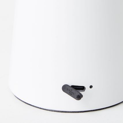 Brilliant - LED Димируема сензорна екстериорна настолна лампа MUFFIN LED/3W/5V USB IP44 бял