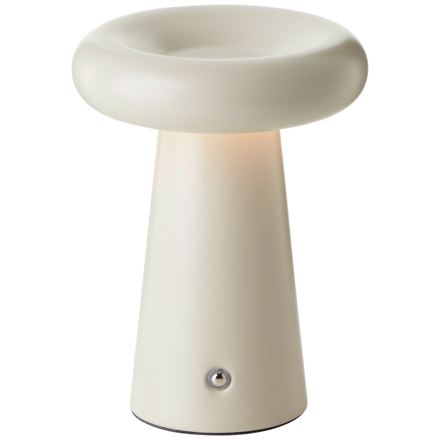Brilliant - LED Димируема сензорна настолна лампа MUFFIN LED/3W/5V USB IP44 кремав