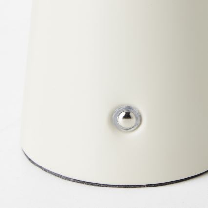 Brilliant - LED Димируема сензорна настолна лампа MUFFIN LED/3W/5V USB IP44 кремав