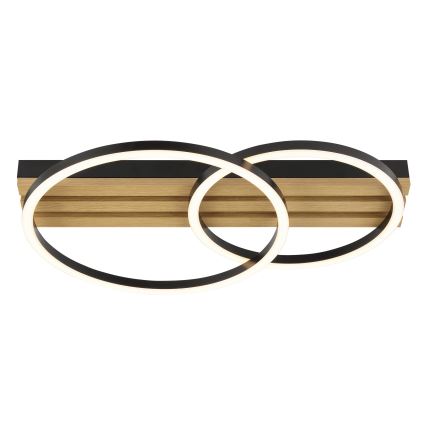 Brilliant - LED димируема таванна лампа CALMA LED/21W/230V черна