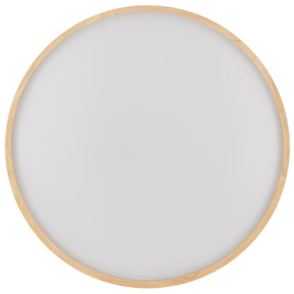 Brilliant - Димируемо LED таванно осветително тяло ALSON LED/17W/230V 3000-6500K Ø 49,5 см, каучуково дърво + дистанционно управление