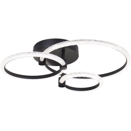 Brilliant - LED Димируема таванна лампа AYDIN LED/34W/230V 3000-6500K черна + дистанционно управление