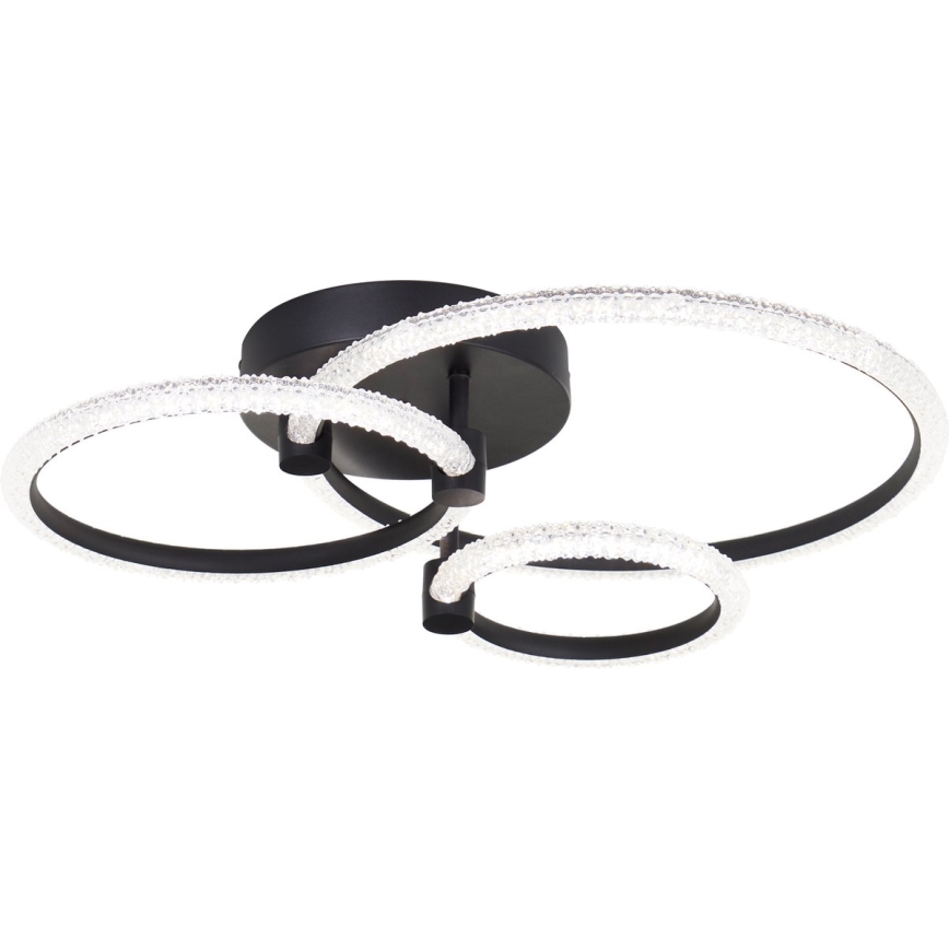 Brilliant - LED Димируема таванна лампа AYDIN LED/34W/230V 3000-6500K черна + дистанционно управление