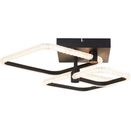 Brilliant - LED димируемо таванно осветително тяло AYDIN LED/30W/230V 3000-6500K черно + дистанционно управление