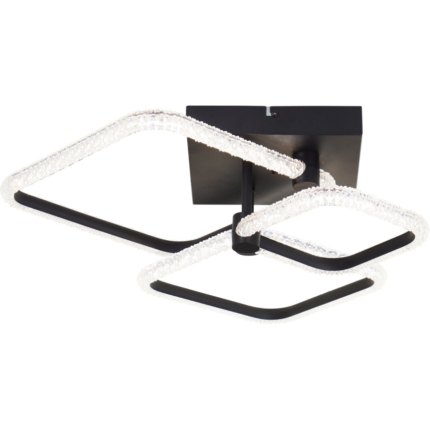 Brilliant - LED димируемо таванно осветително тяло AYDIN LED/30W/230V 3000-6500K черно + дистанционно управление