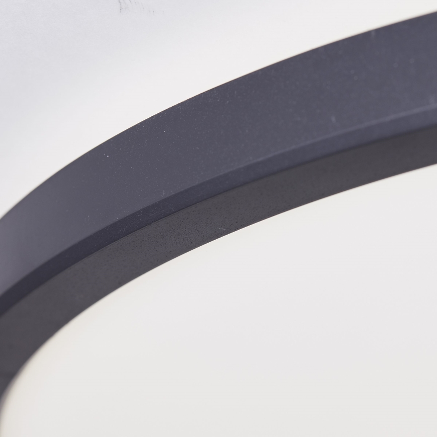 Brilliant - Димируема LED таванна лампа за баня BRENNAN LED/35W/230V Ø 54 см IP44 черна